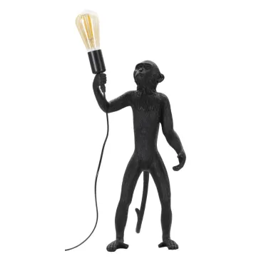 LAMPA STOŁOWA MONKEY NERO 26X34X55 cm